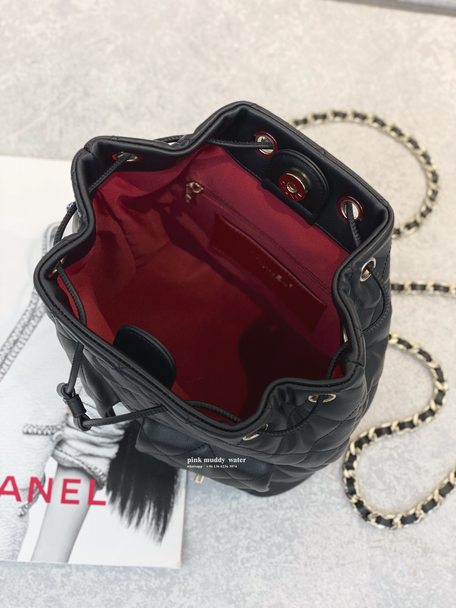 CHANEL 23B Hobo Backpack