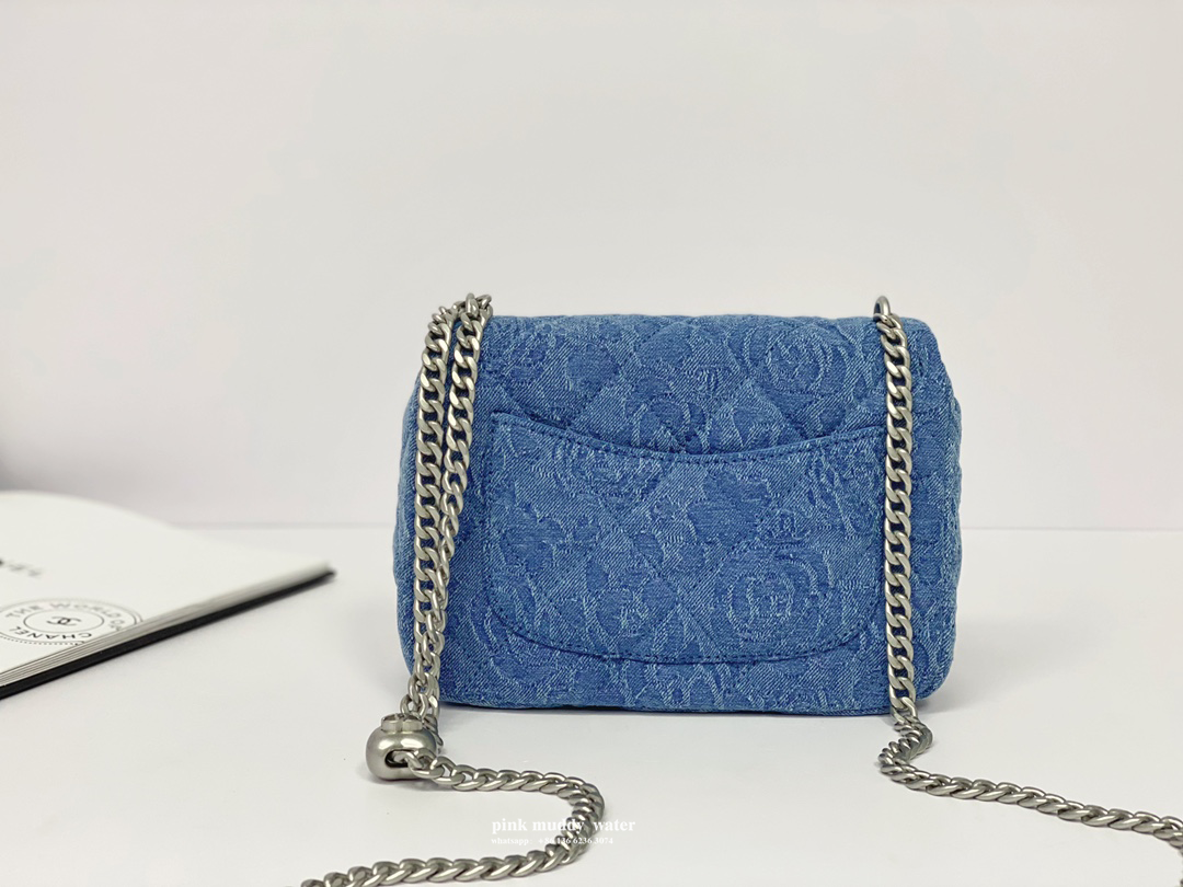 CHANEL 23P CF washed denim