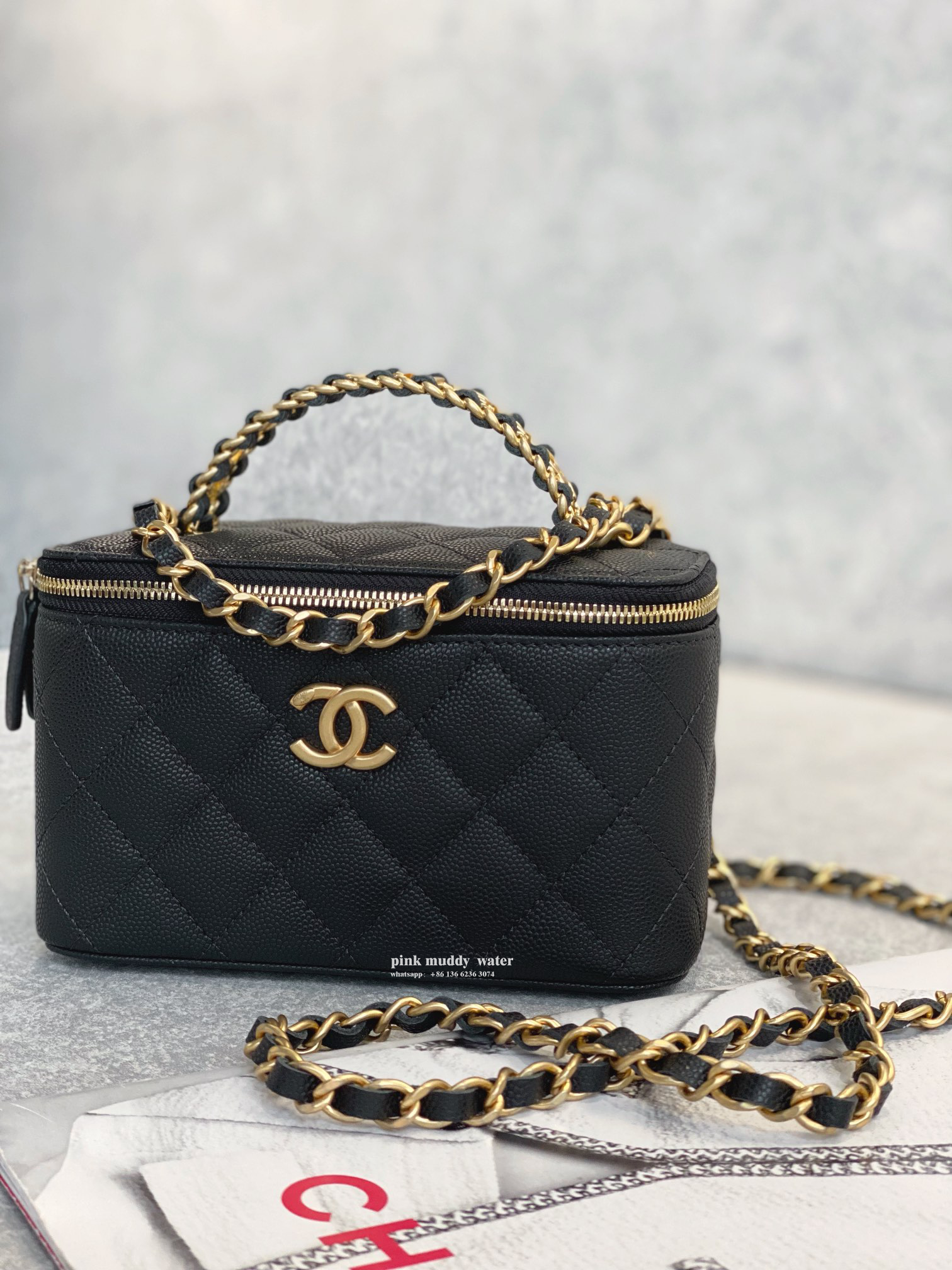 CHANEL handbag box bag