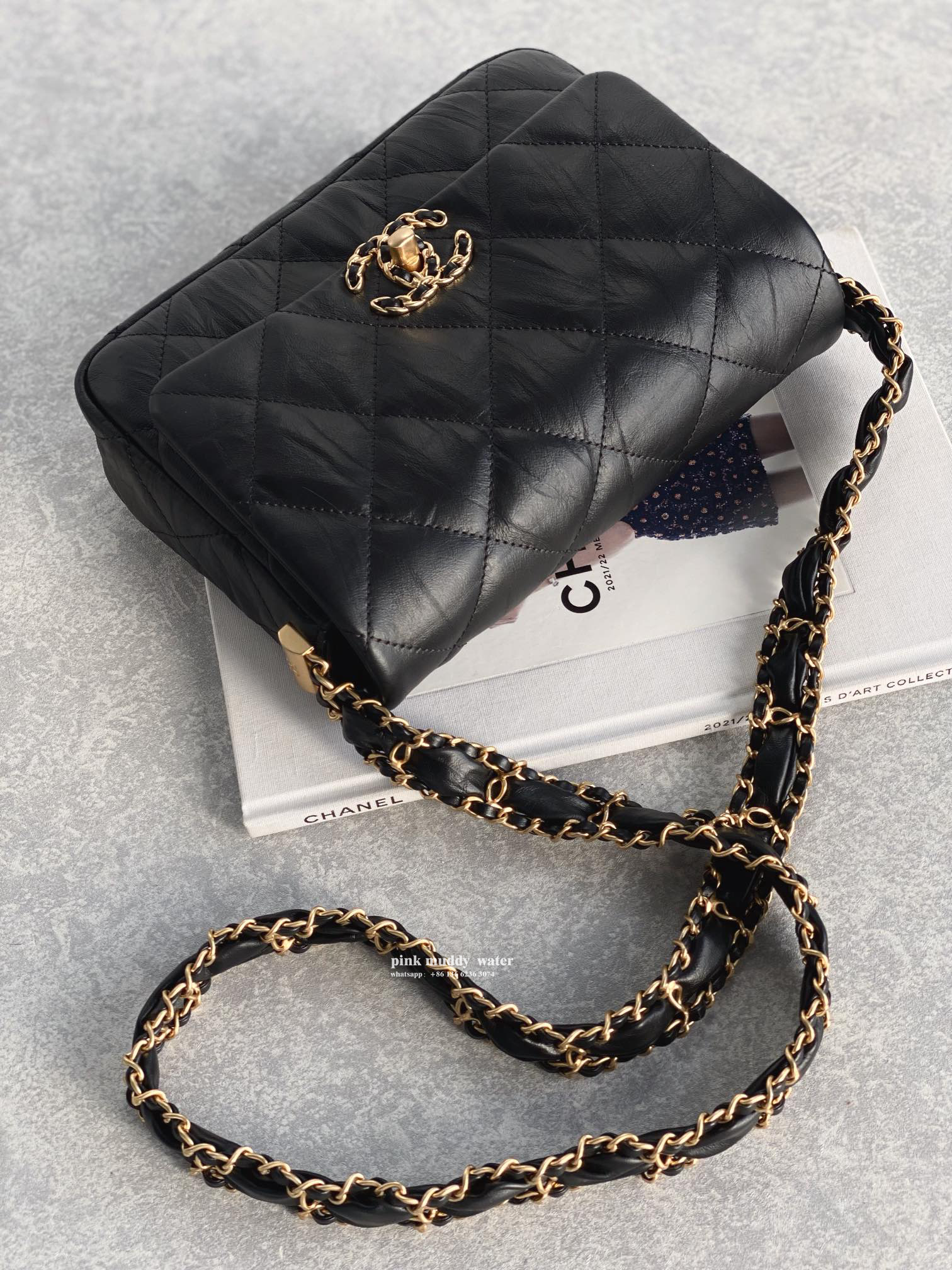 CHANEL 23K Tofu Hobo Bag