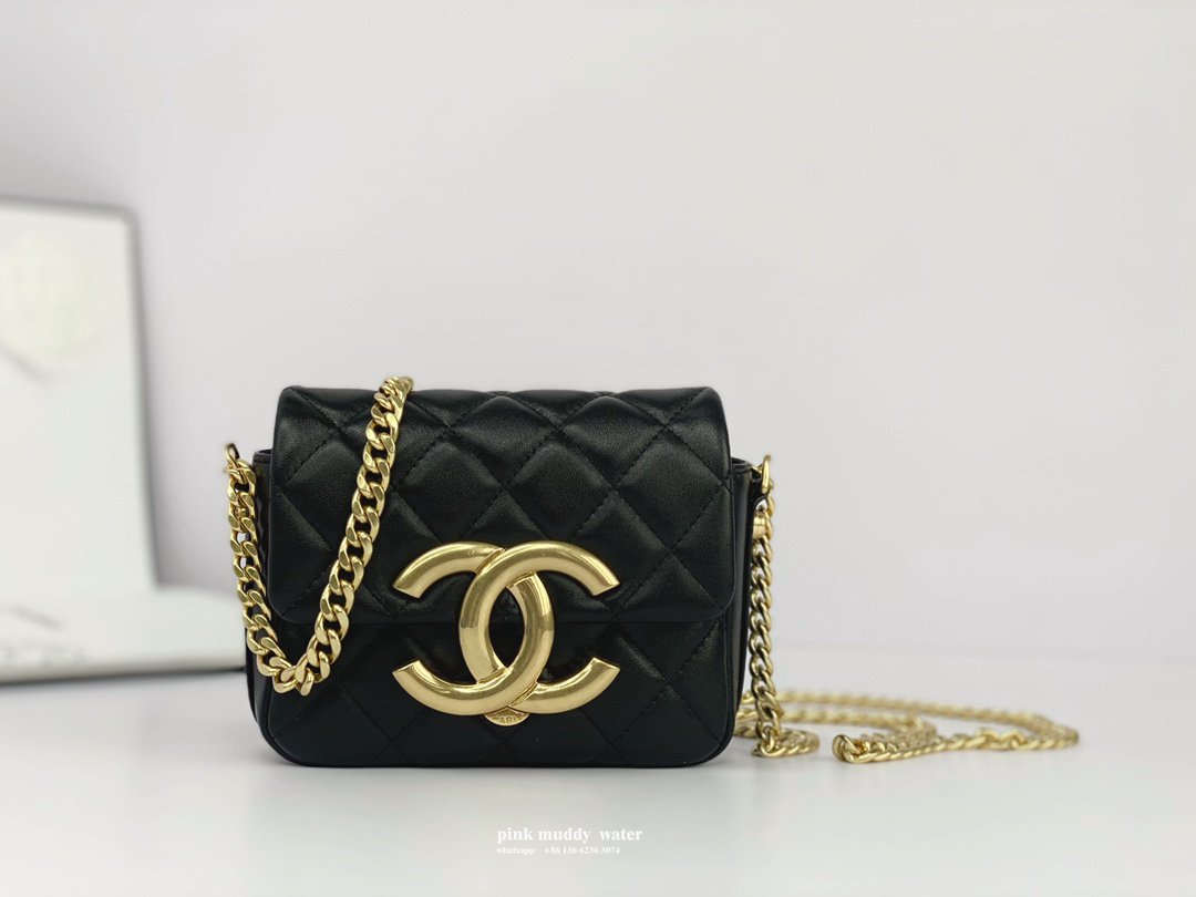CHANEL 23P lambskin shoulder bag