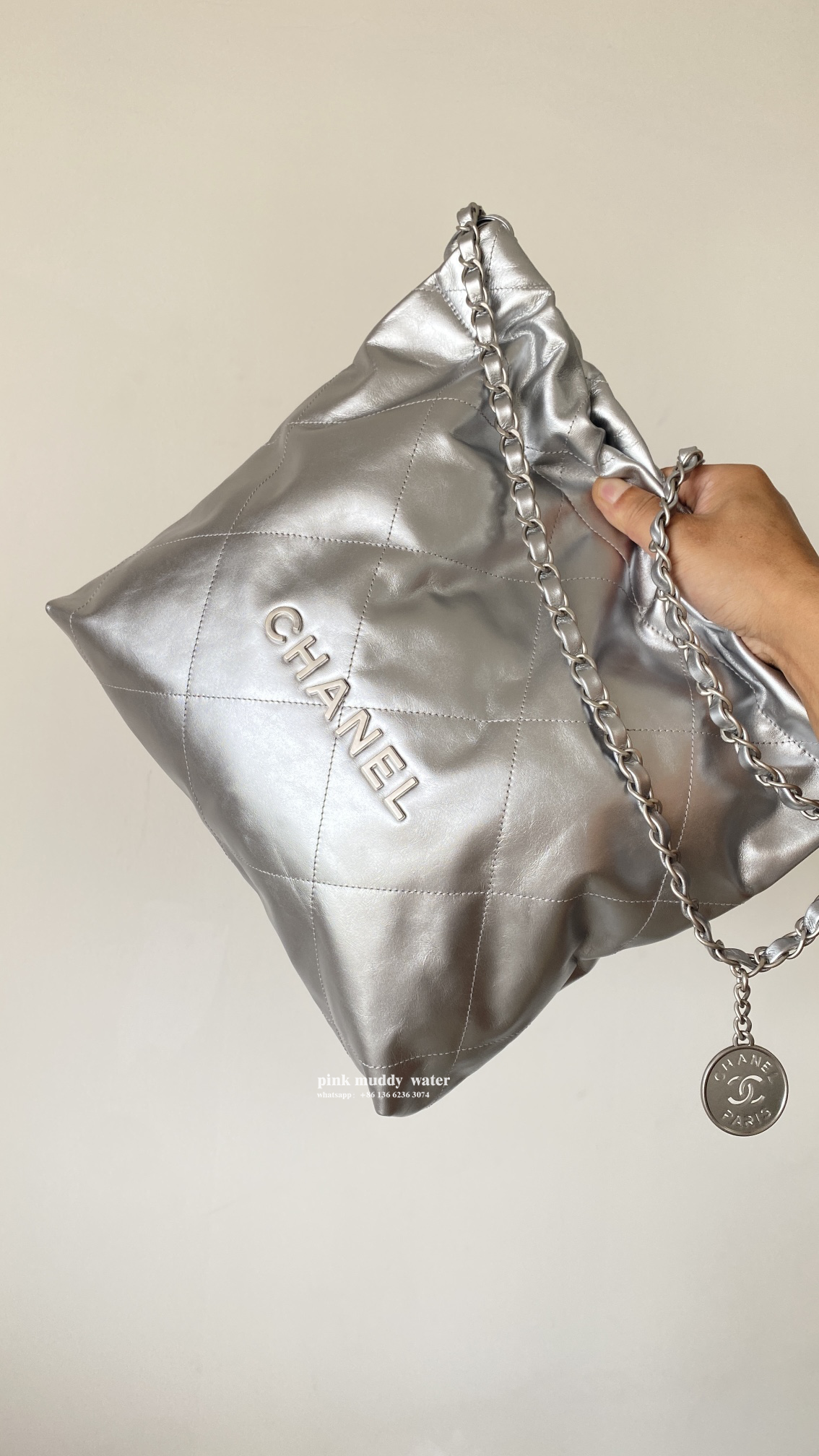 CHANEL 22Bag Tote Shopping Bag