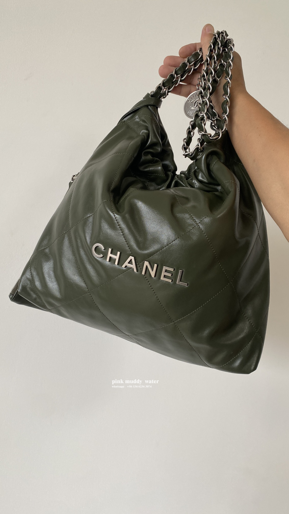 CHANEL 22Bag Tote Shopping Bag