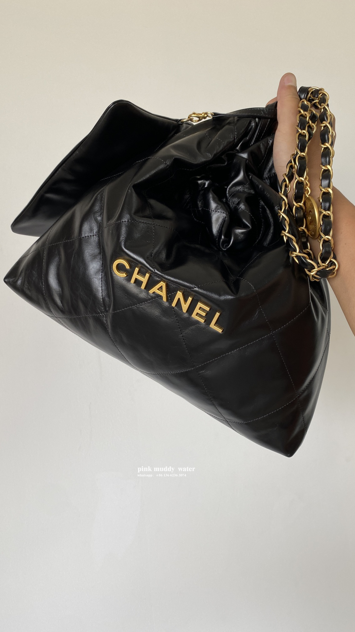 CHANEL 22Bag Tote Shopping Bag