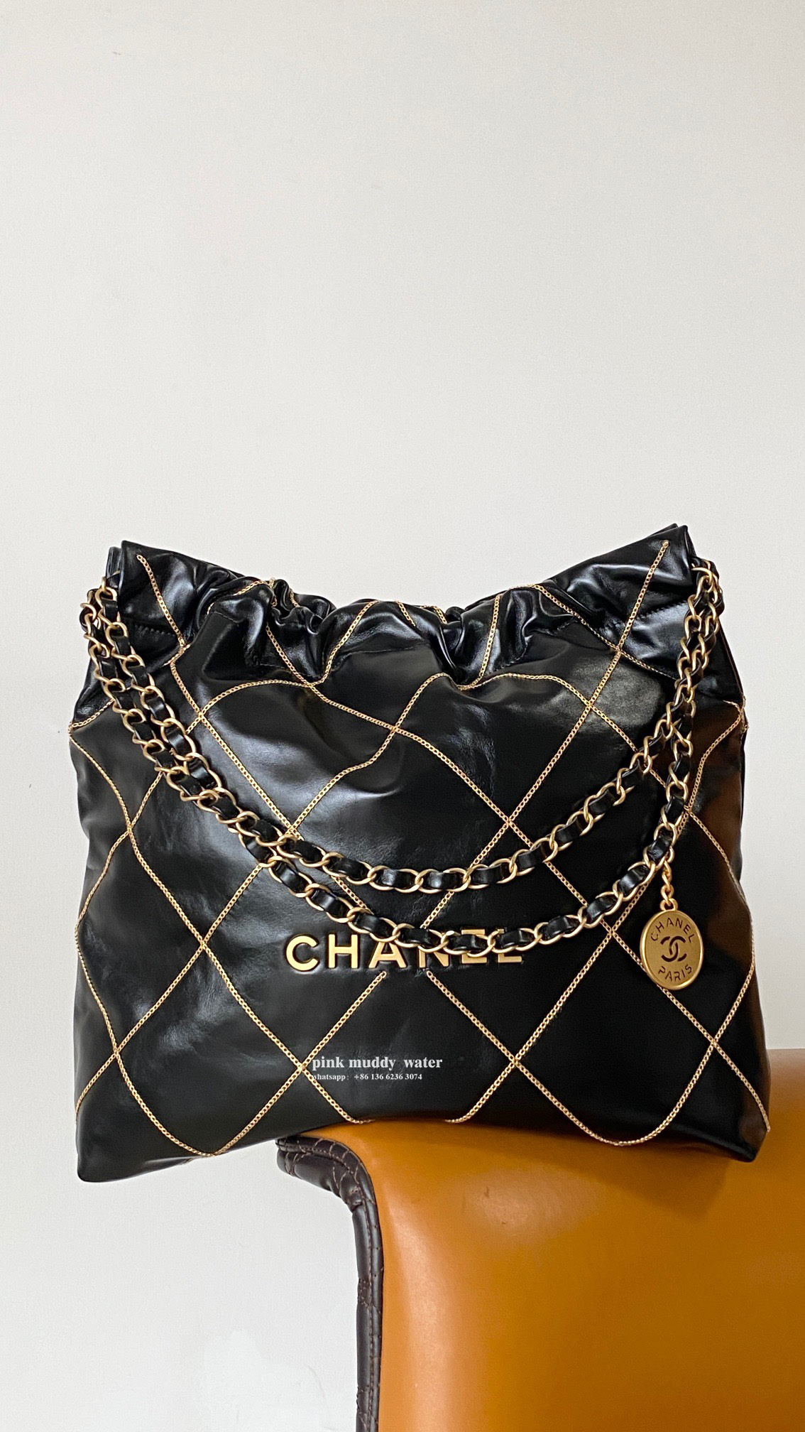 CHANEL 22Bag Tote Shopping Bag