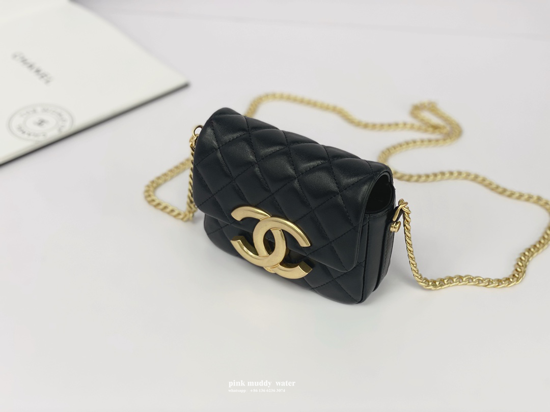 CHANEL 23P lambskin shoulder bag