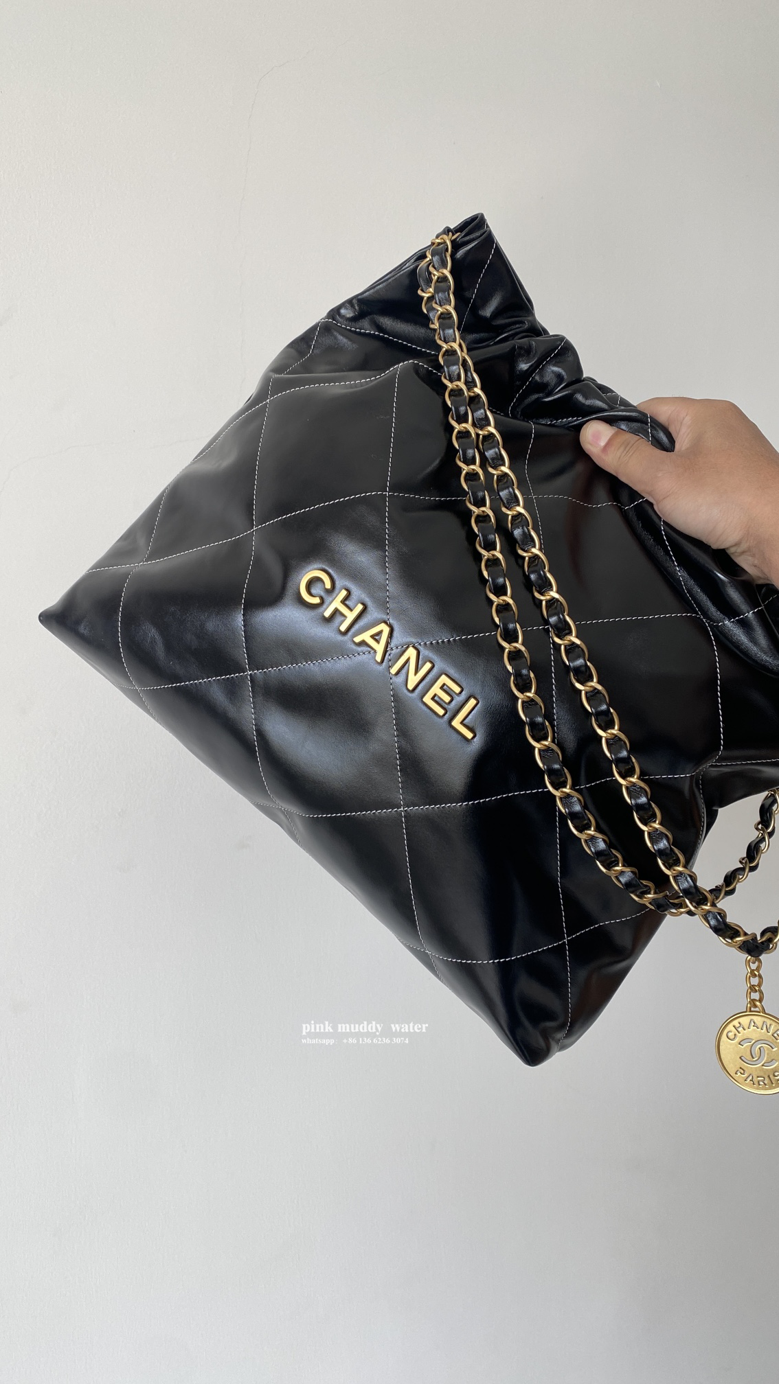 CHANEL 22Bag Tote Shopping Bag