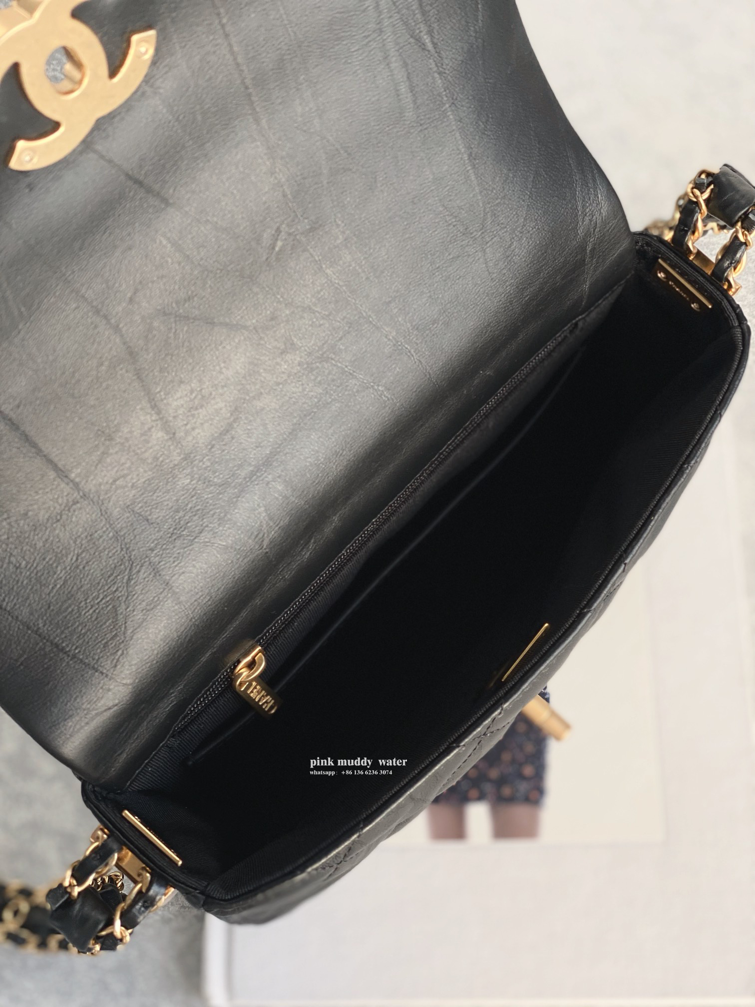 CHANEL 23K Tofu Hobo Bag