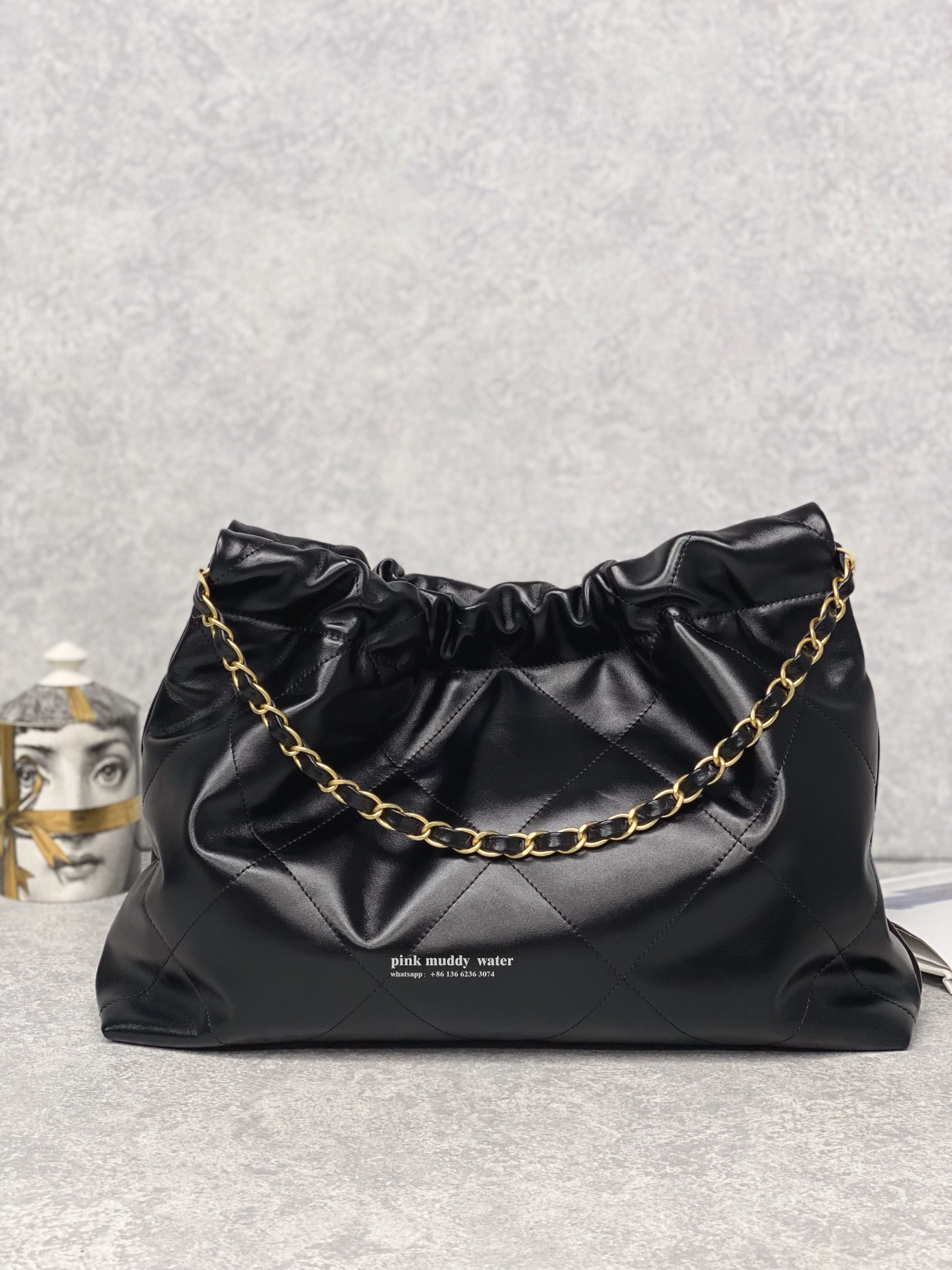 CHANEL 22Bag Tote Shopping Bag