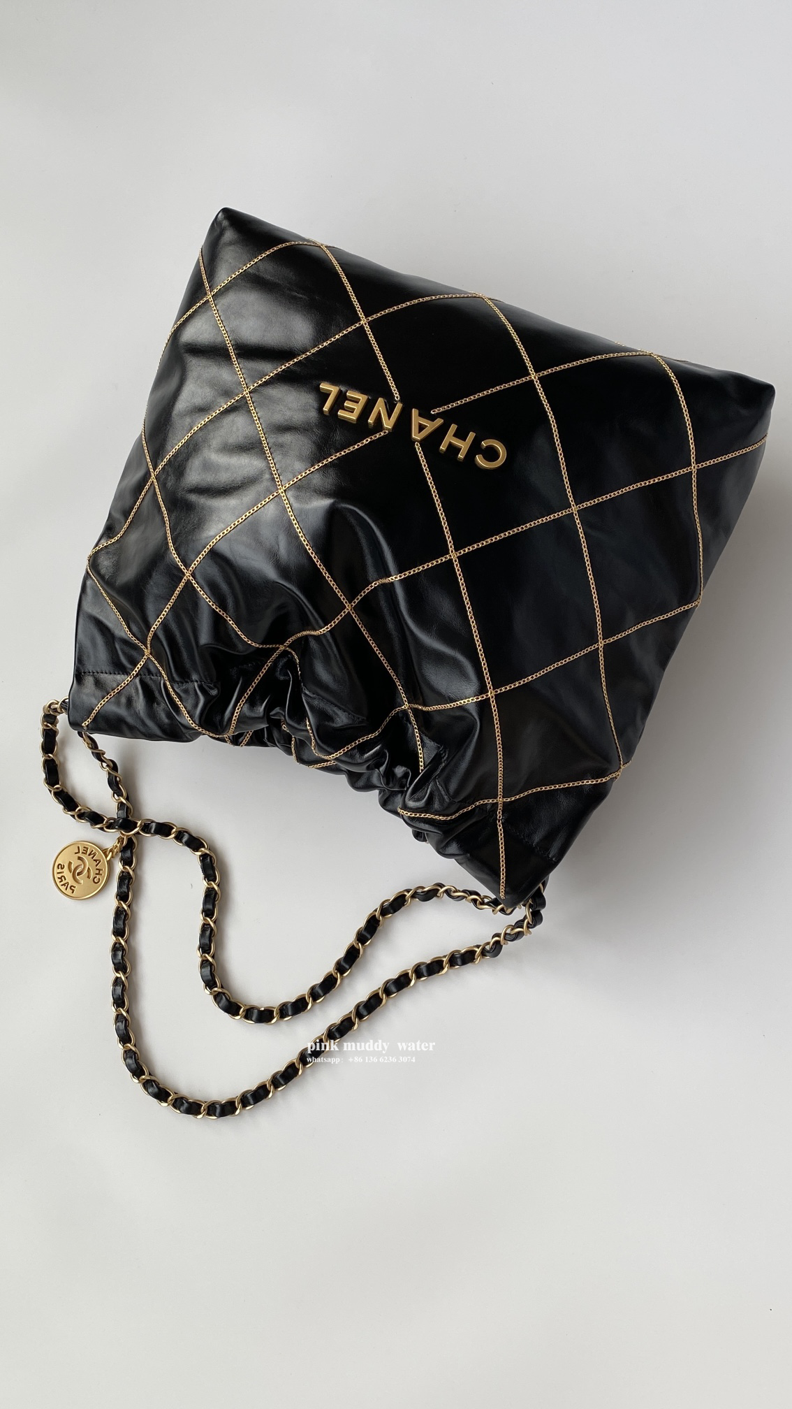 CHANEL 22Bag Tote Shopping Bag