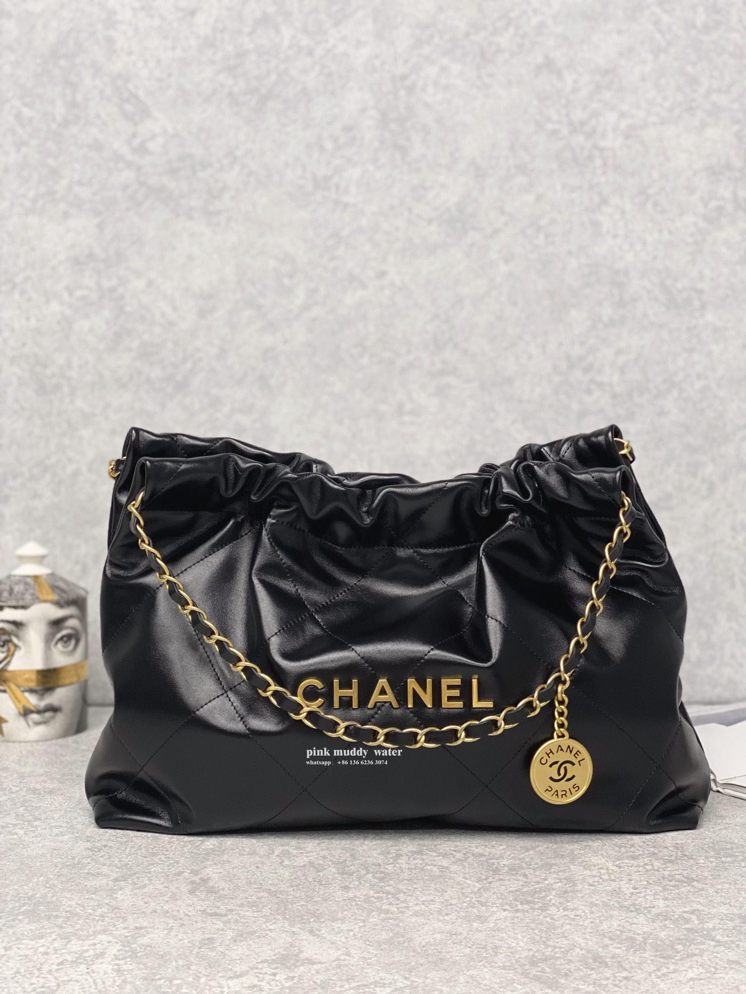 CHANEL 22Bag Tote Shopping Bag