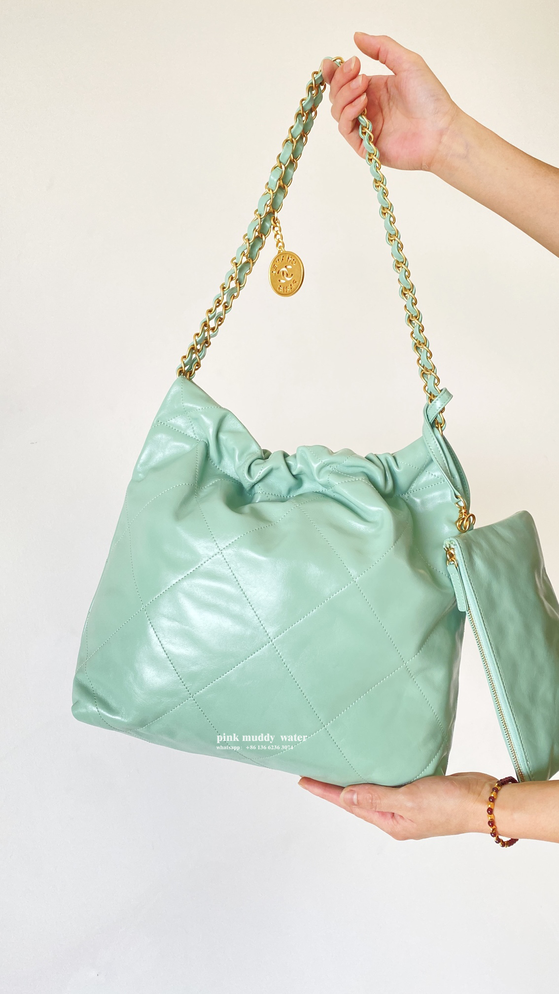 CHANEL 22Bag Tote Shopping Bag