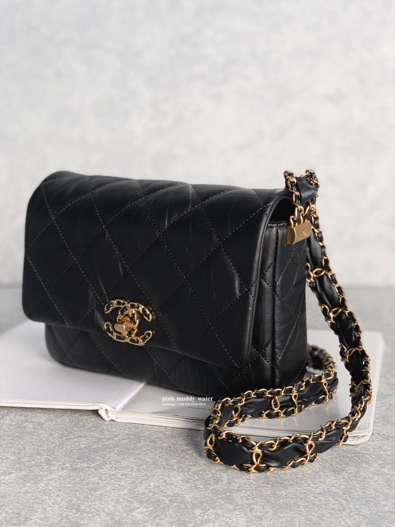 CHANEL 23K Tofu Hobo Bag