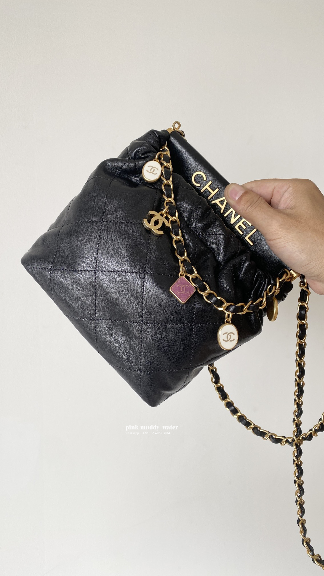 CHANEL22Bag 23P series bucket bag