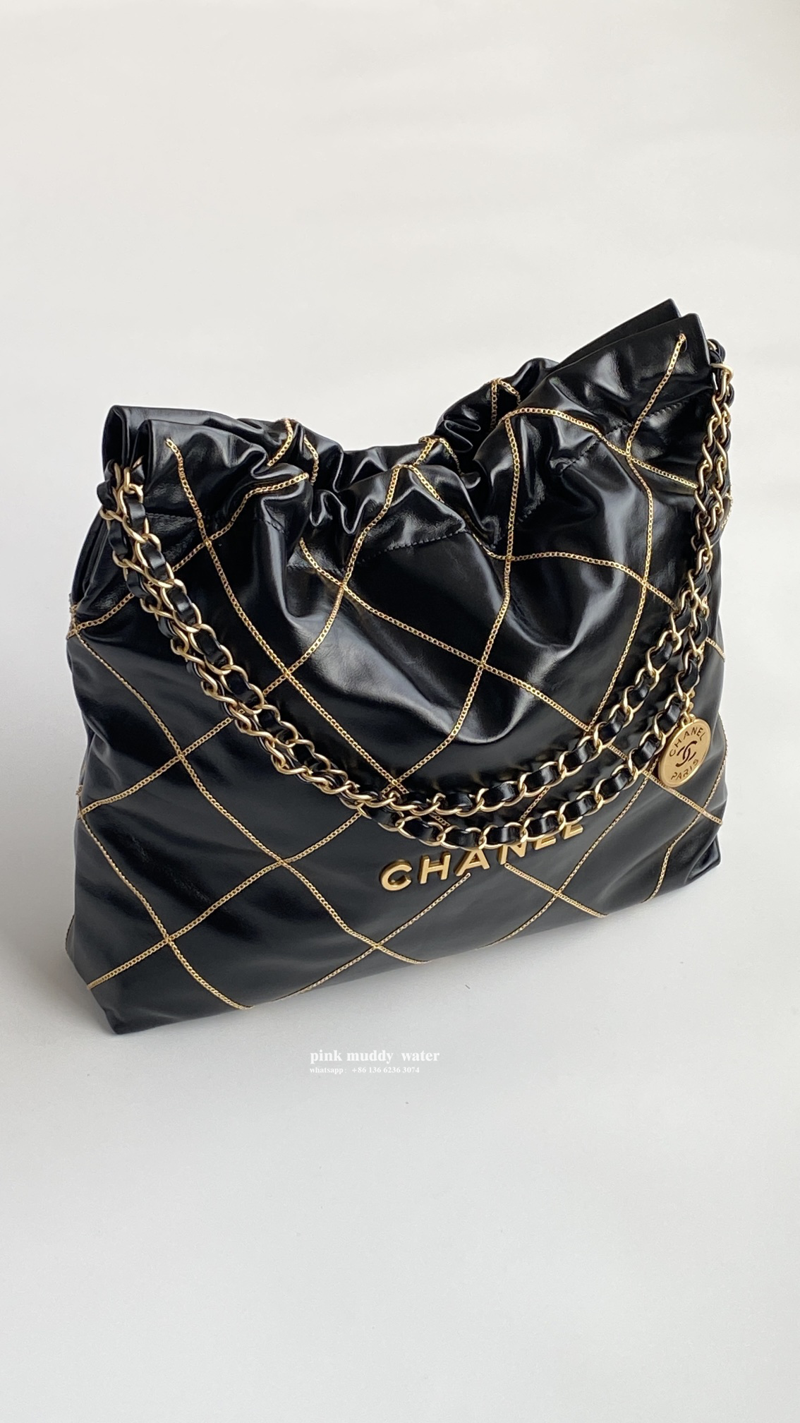 CHANEL 22Bag Tote Shopping Bag