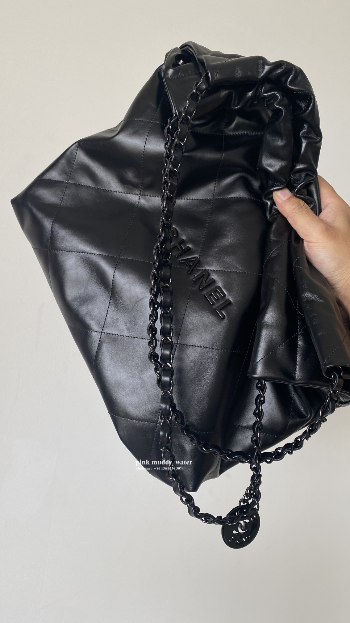 CHANEL 22Bag Tote Shopping Bag