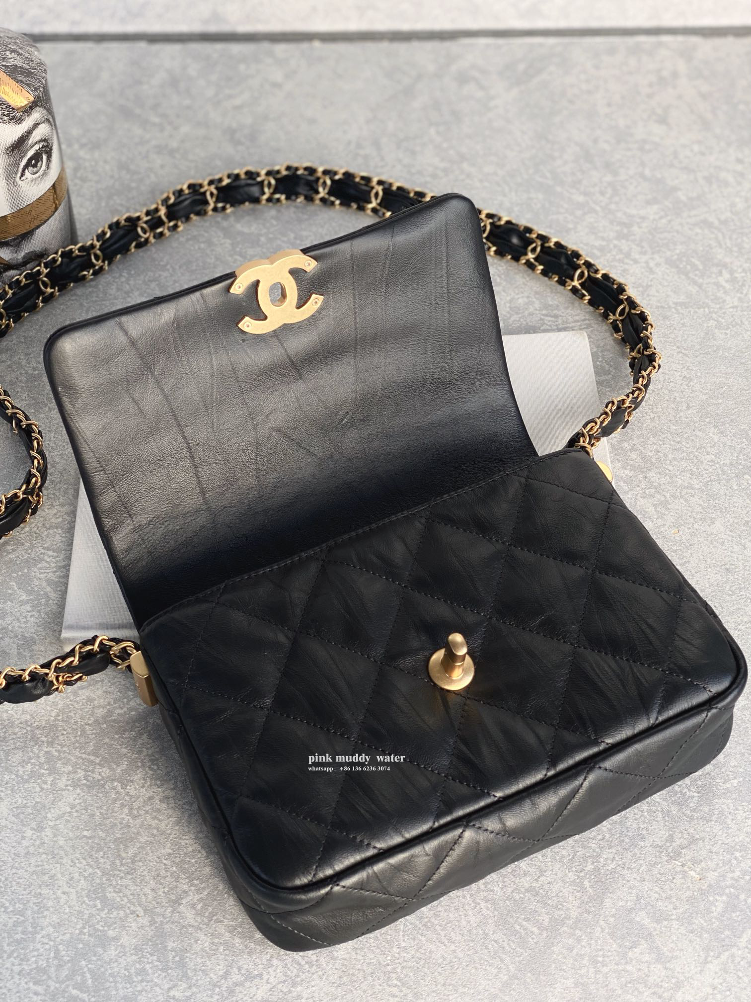 CHANEL 23K Tofu Hobo Bag
