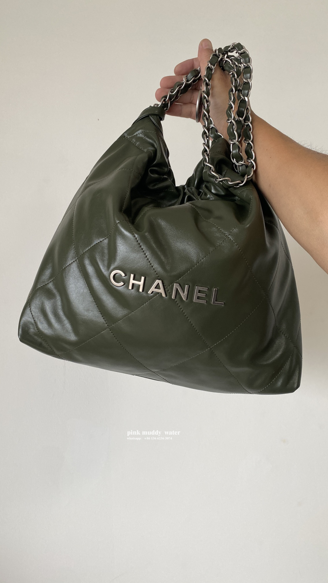CHANEL 22Bag Tote Shopping Bag