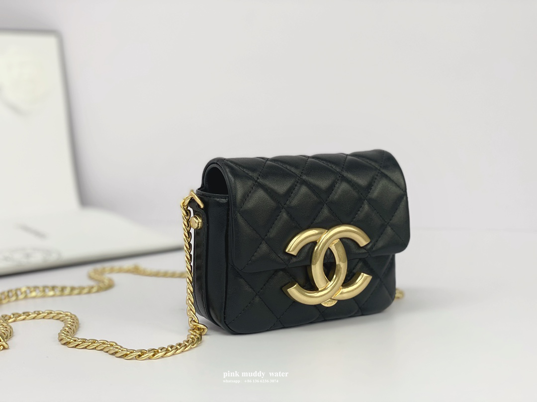 CHANEL 23P lambskin shoulder bag