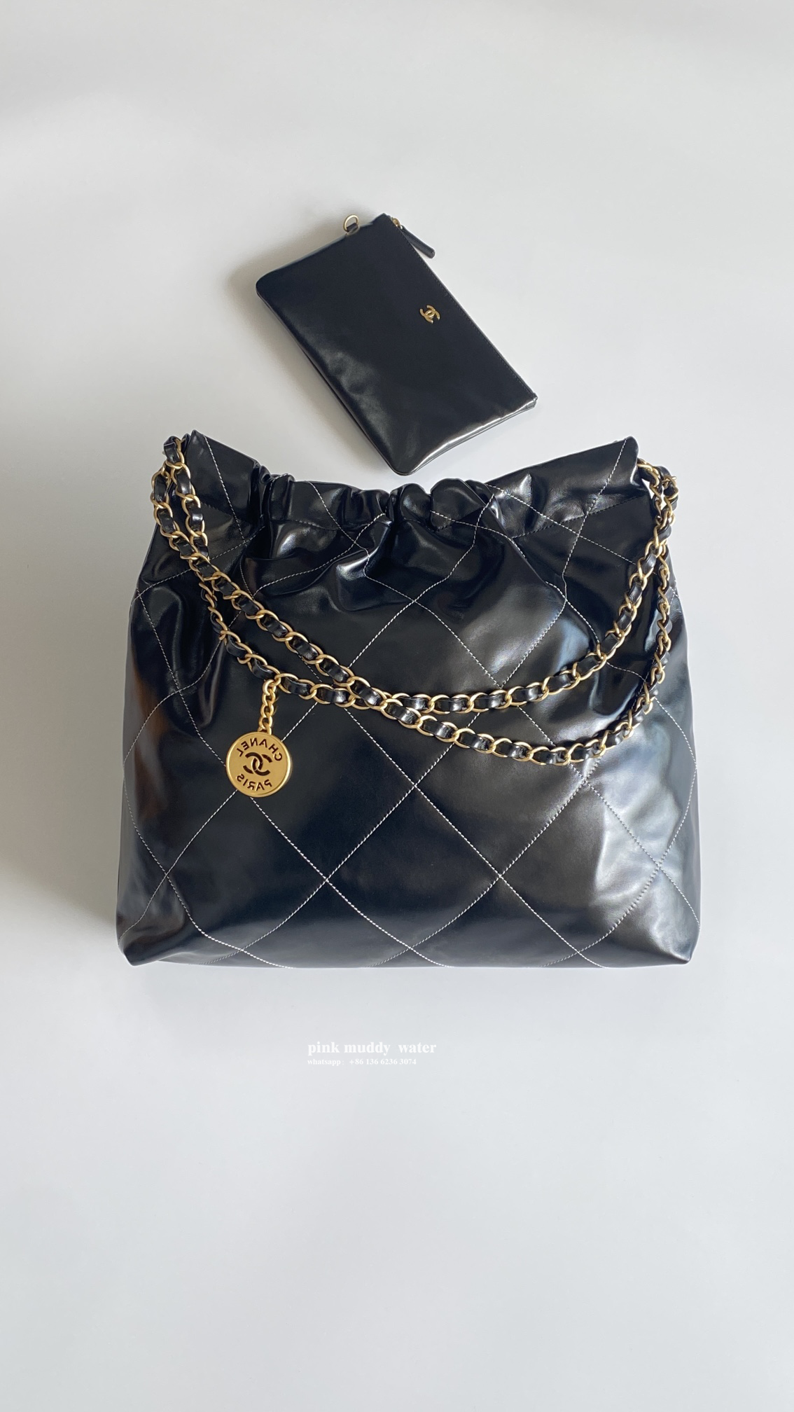 CHANEL 22Bag Tote Shopping Bag