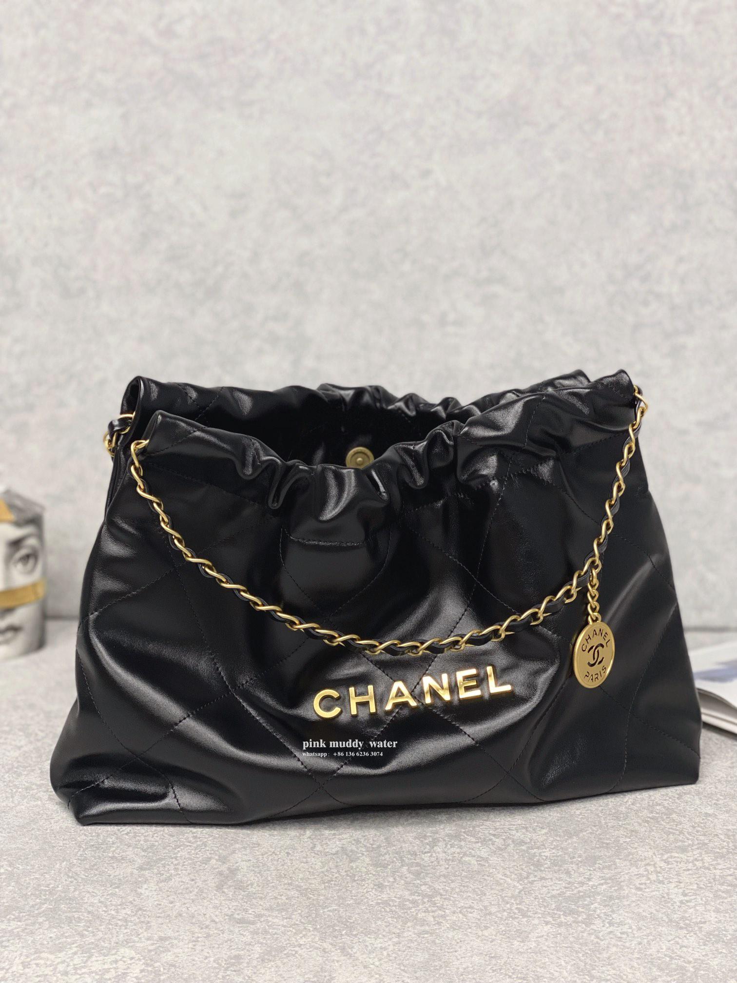 CHANEL 22Bag Tote Shopping Bag