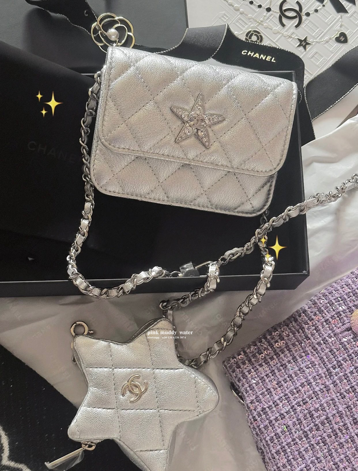 CHANEL 24C Diamond Logo