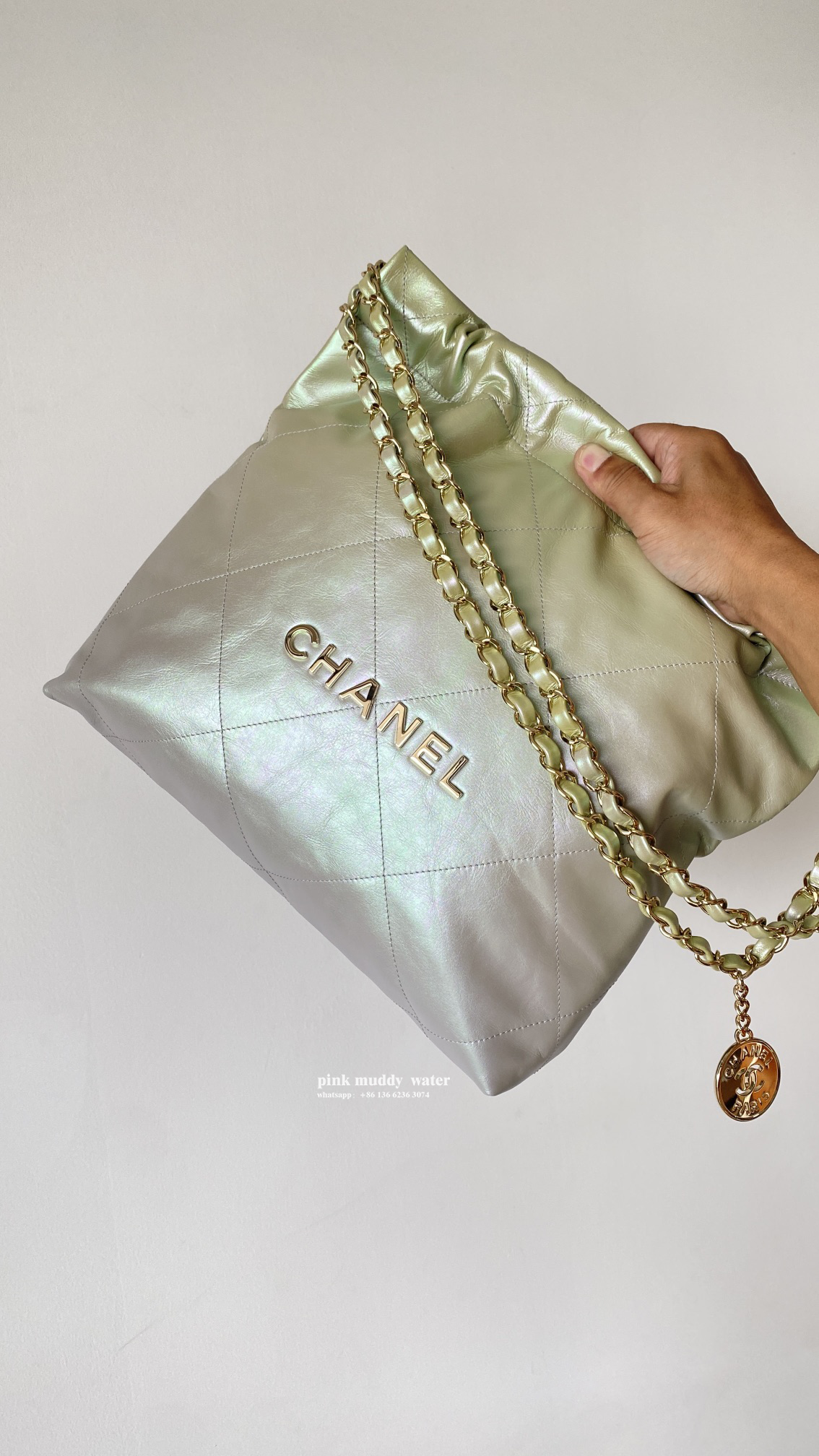 CHANEL 22Bag Tote Shopping Bag