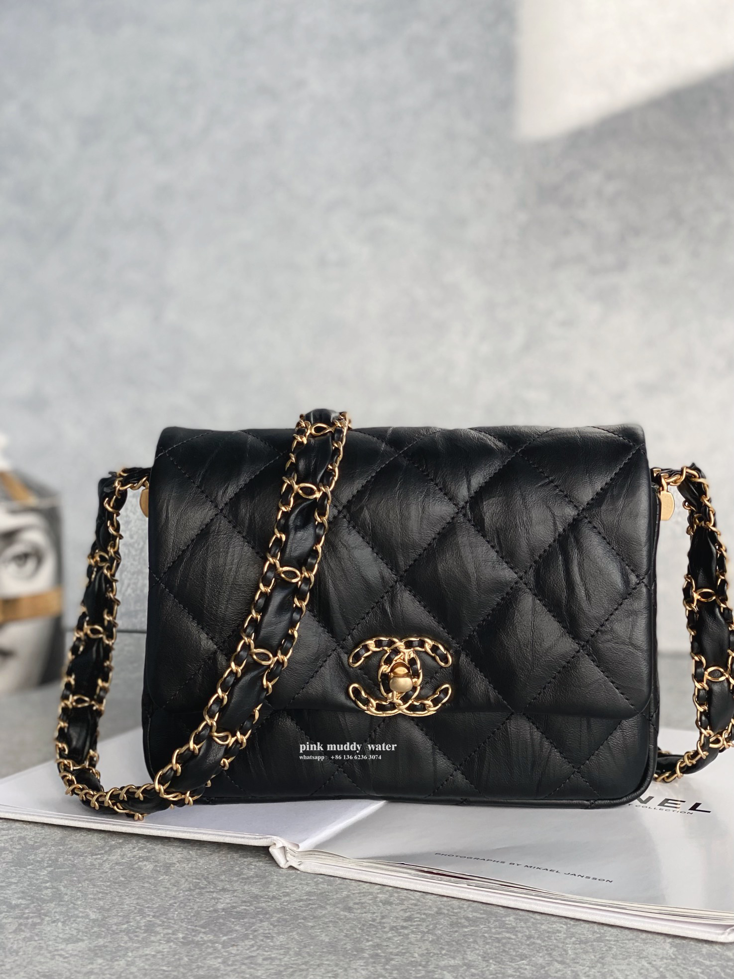 CHANEL 23K Tofu Hobo Bag