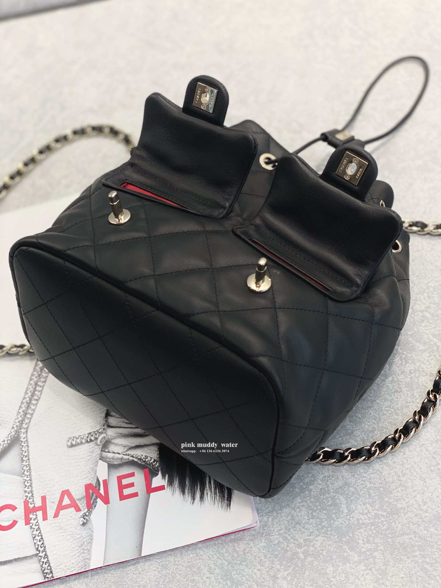 CHANEL 23B Hobo Backpack