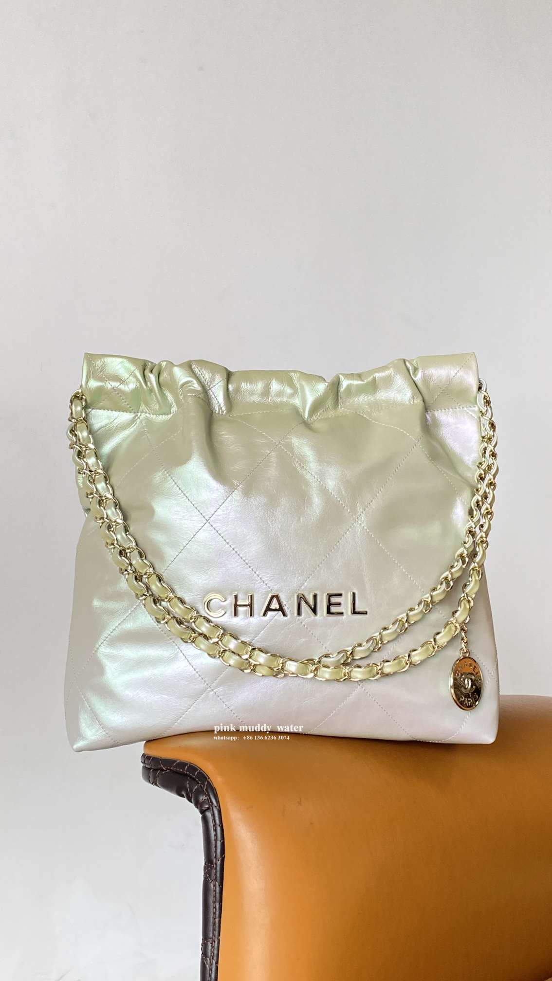 CHANEL 22Bag Tote Shopping Bag