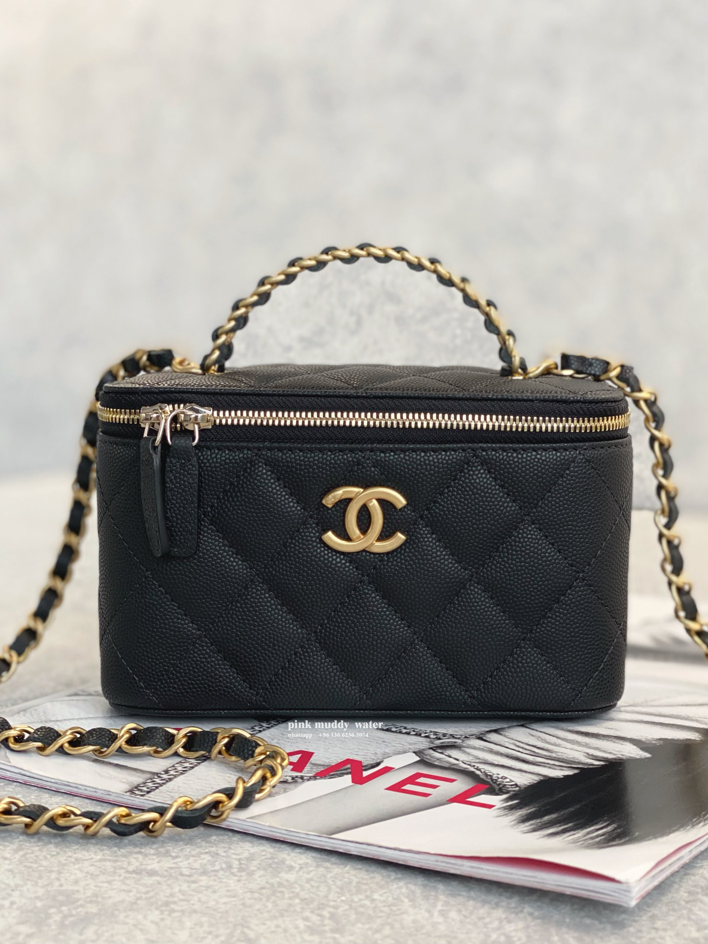 CHANEL handbag box bag