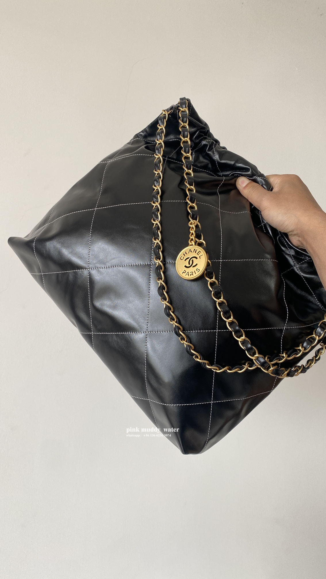 CHANEL 22Bag Tote Shopping Bag