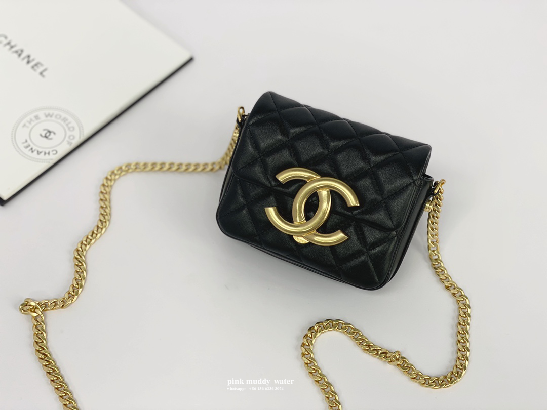 CHANEL 23P lambskin shoulder bag