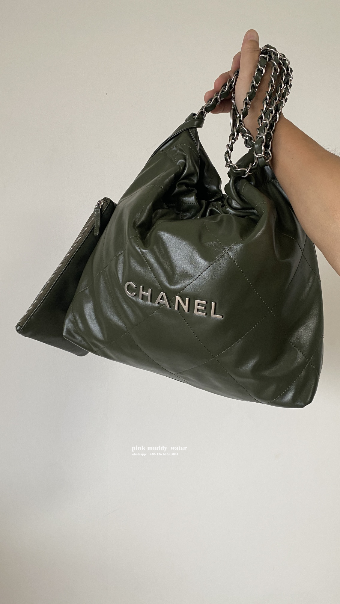CHANEL 22Bag Tote Shopping Bag