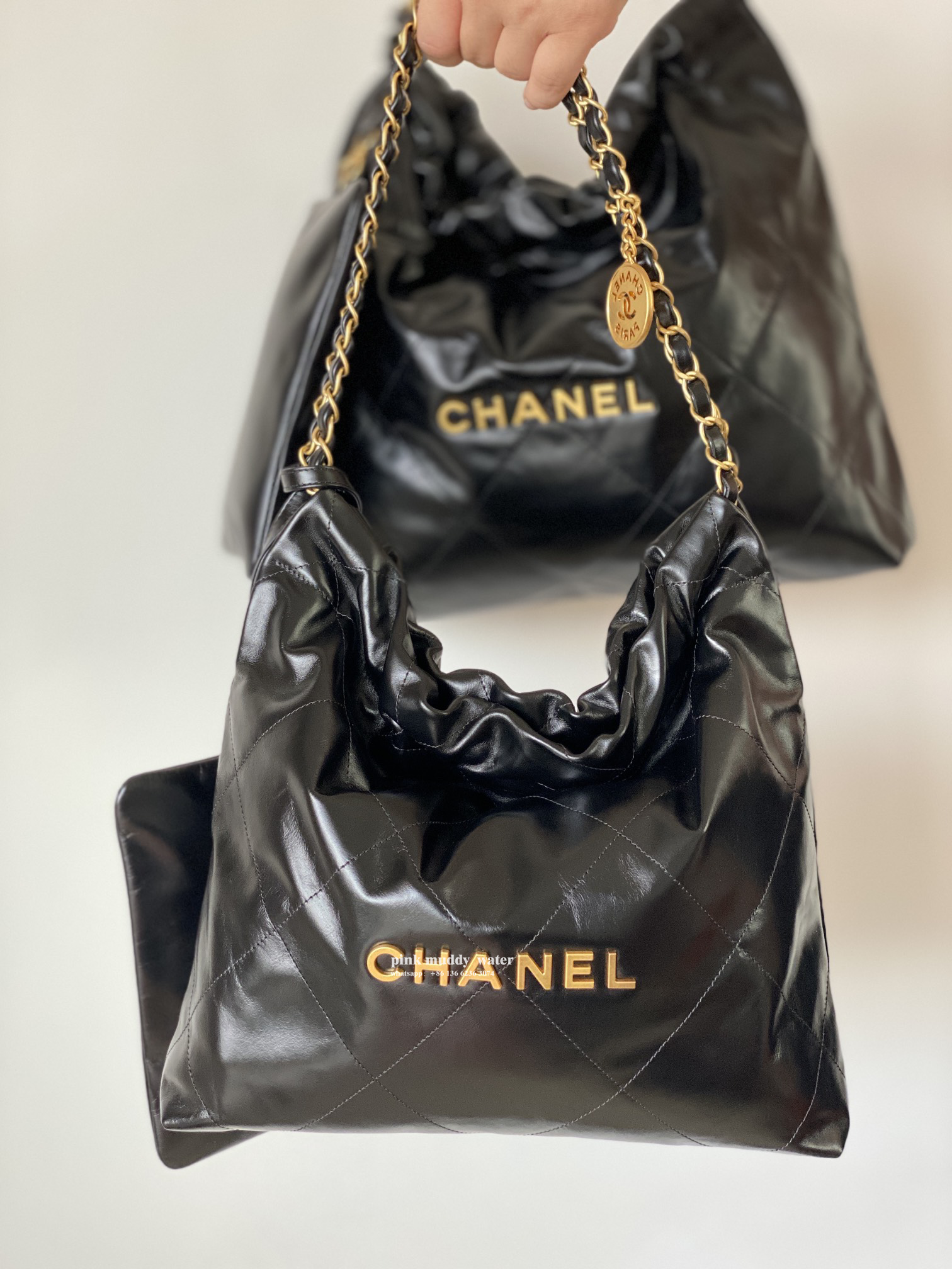 CHANEL 22Bag Tote Shopping Bag