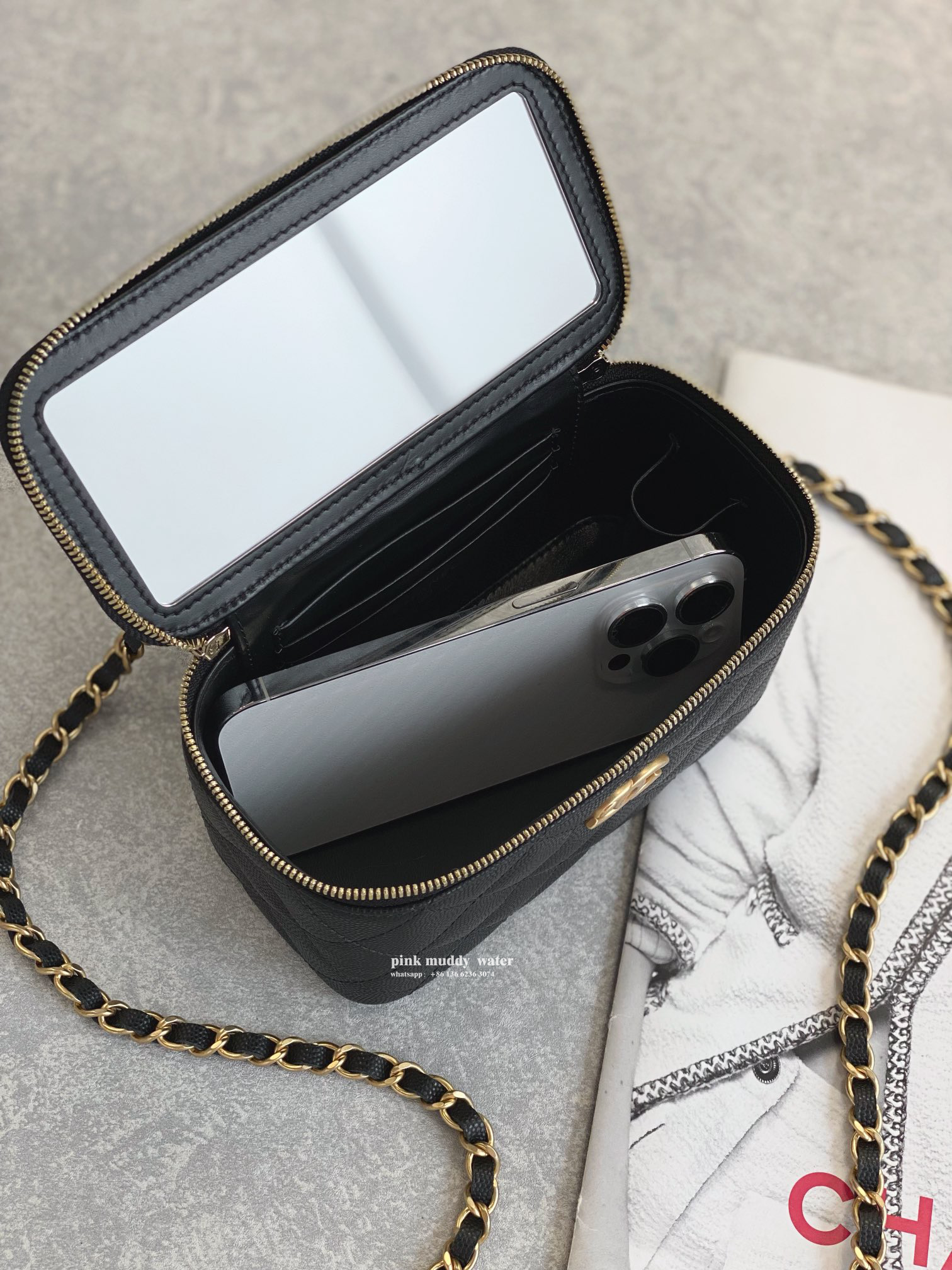 CHANEL handbag box bag