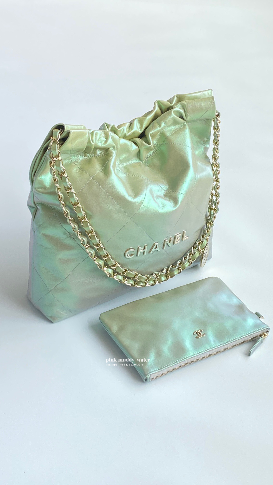 CHANEL 22Bag Tote Shopping Bag