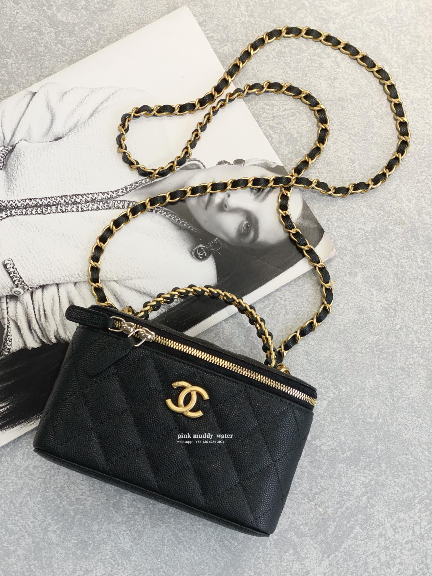 CHANEL handbag box bag