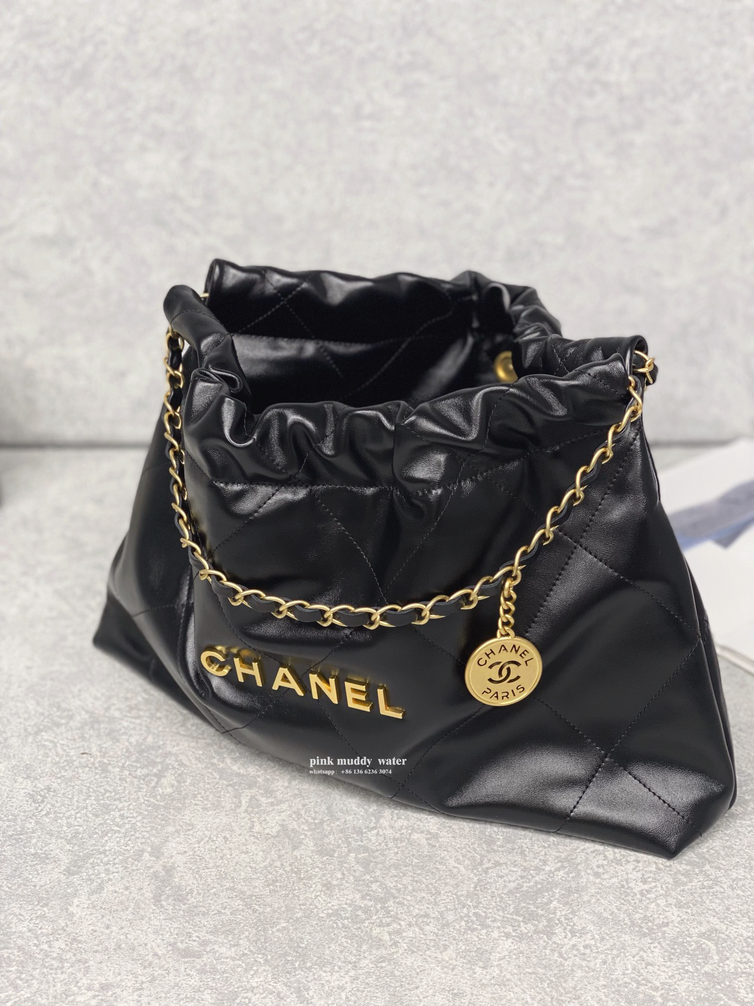 CHANEL 22Bag Tote Shopping Bag