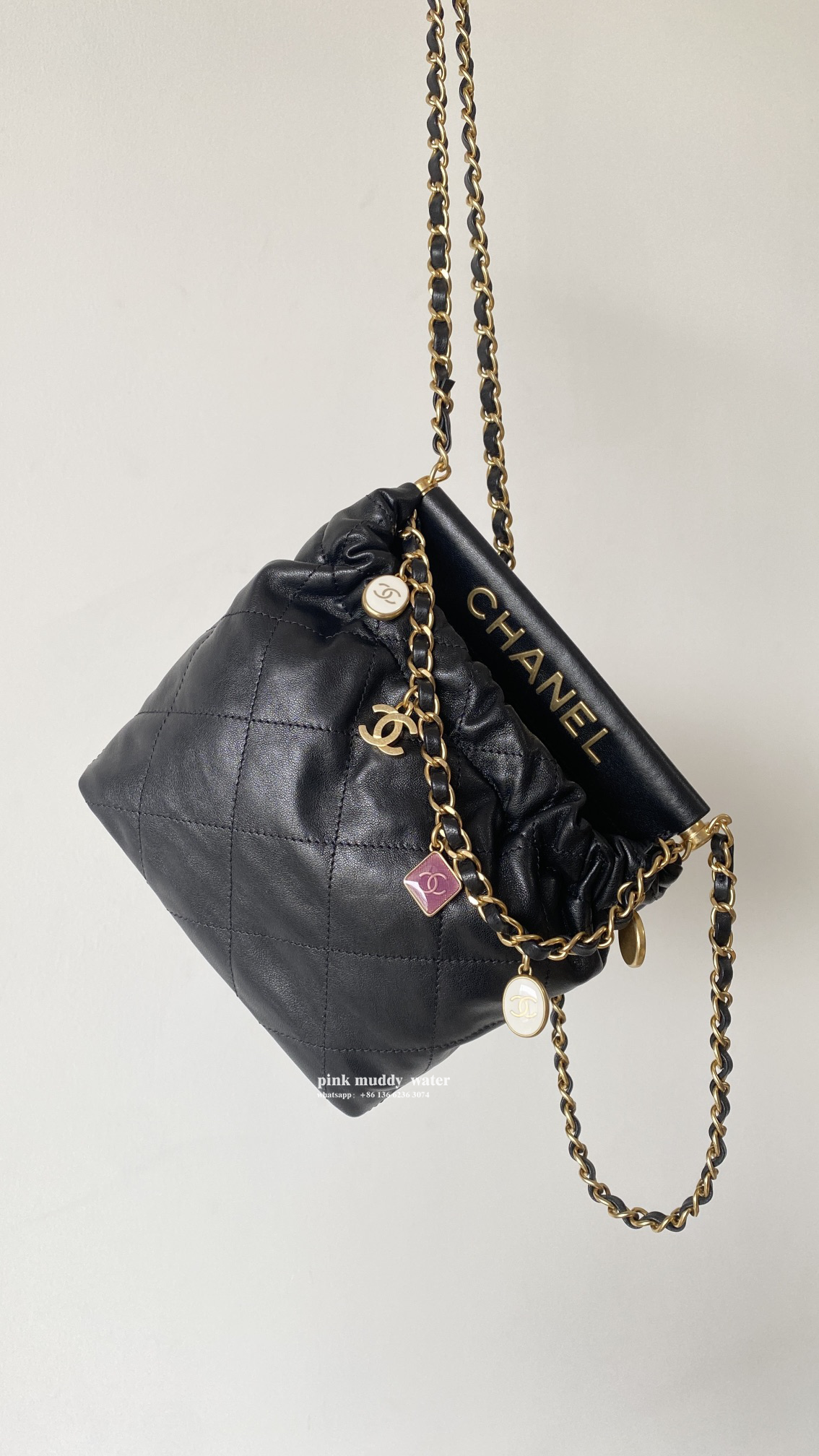 CHANEL22Bag 23P series bucket bag