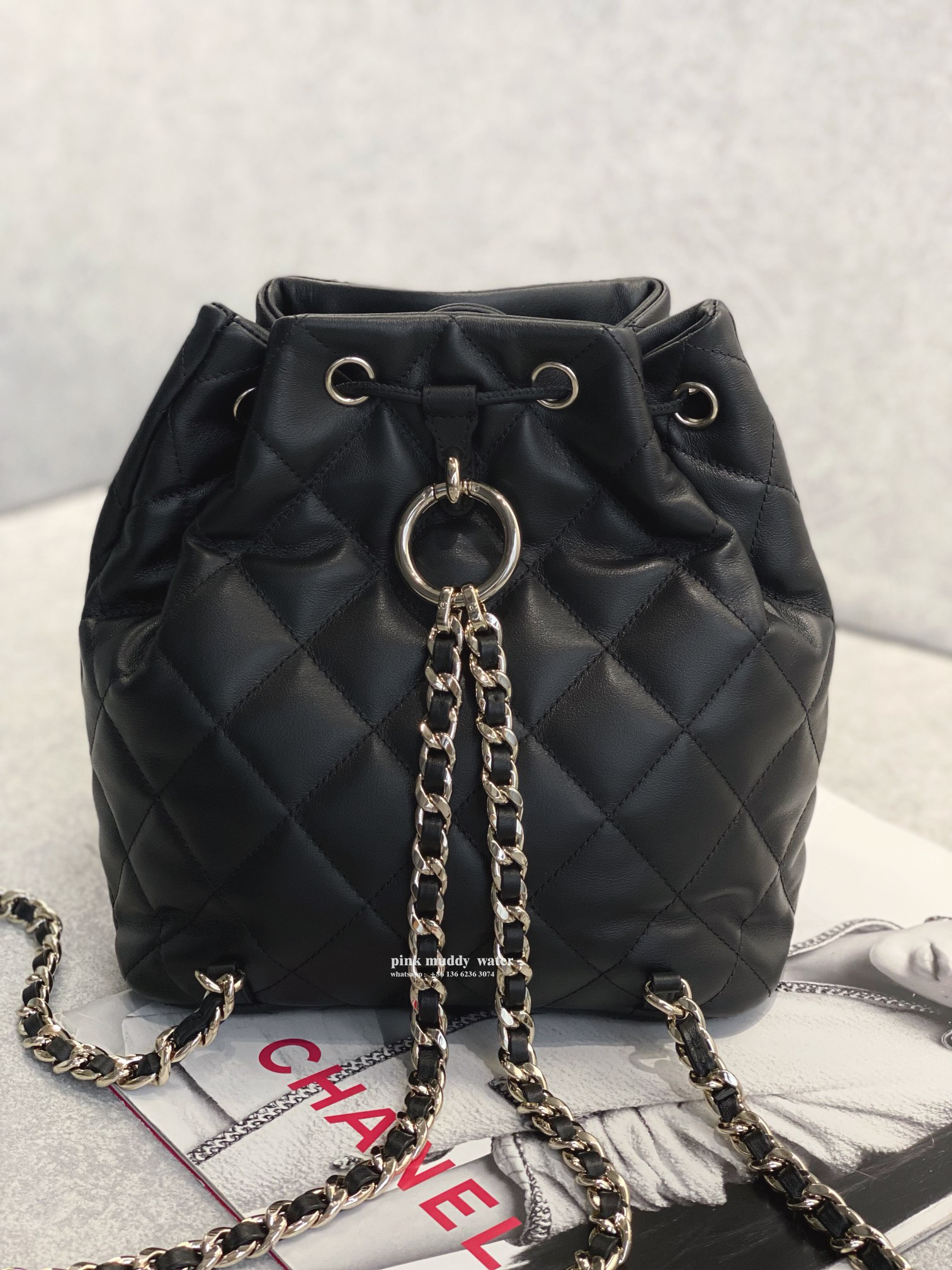 CHANEL 23B Hobo Backpack