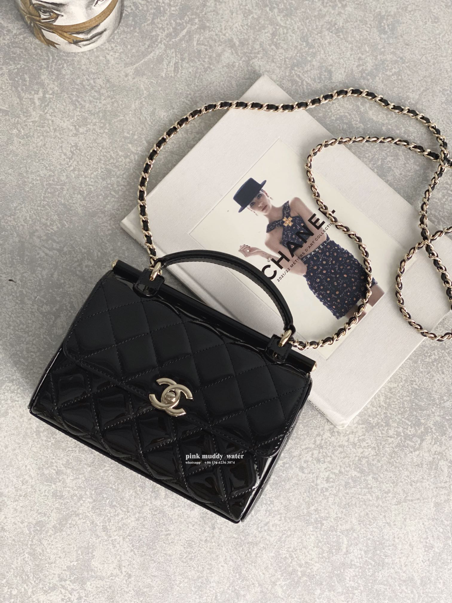 CHANEL23K shoulder crossbody handbag
