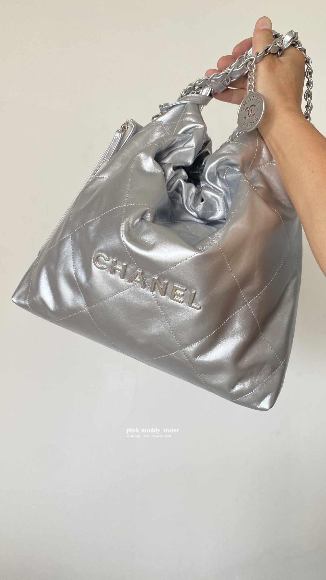 CHANEL 22Bag Tote Shopping Bag