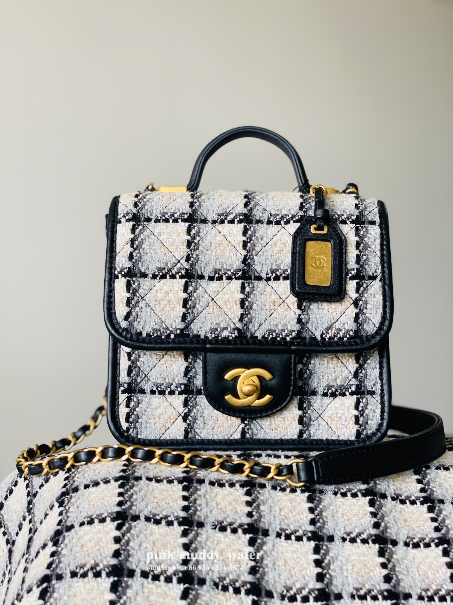 CHANEL 22K Flap Handbag