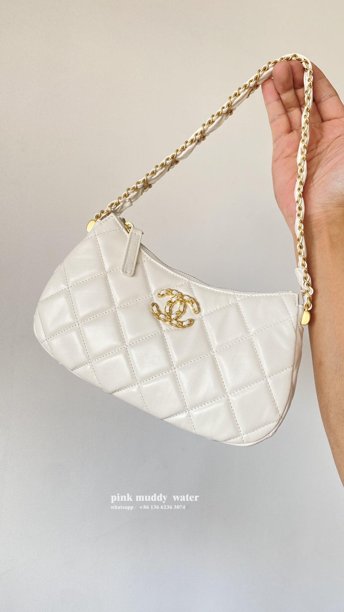 CHANEL 23K Underarm Hobo Bag