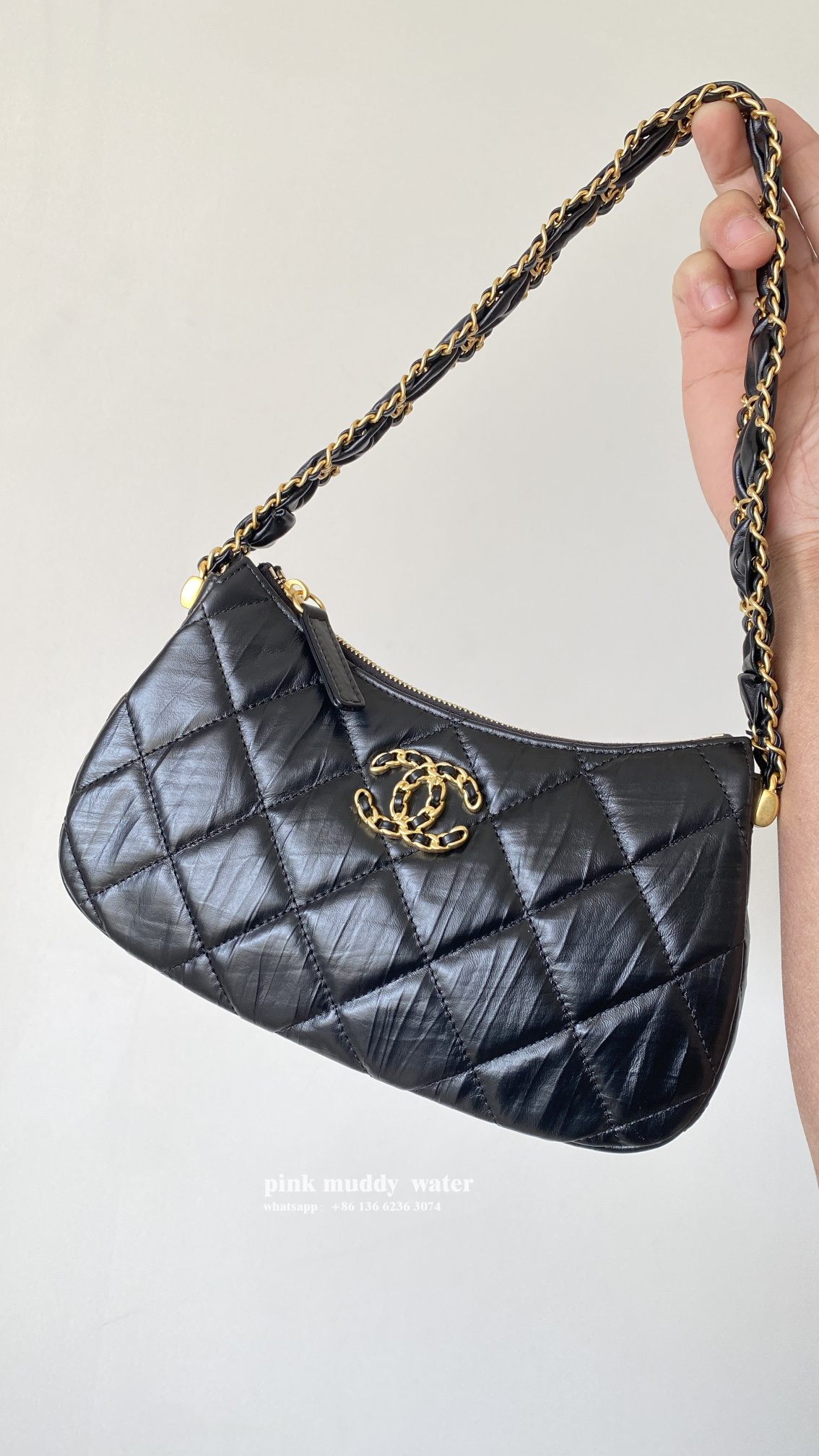 CHANEL 23K Underarm Hobo Bag