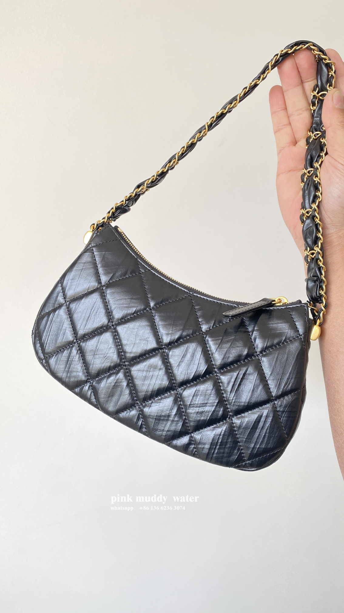 CHANEL 23K Underarm Hobo Bag