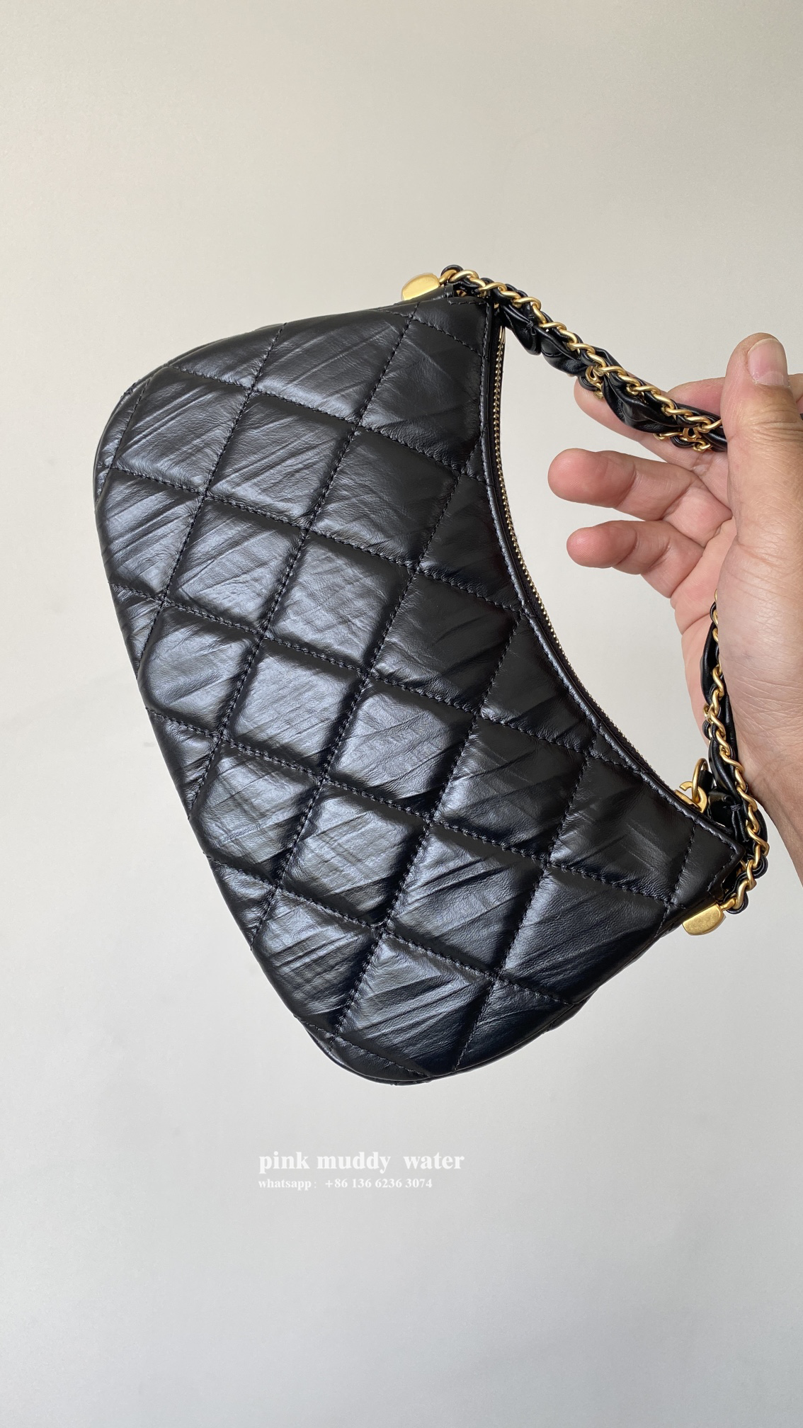 CHANEL 23K Underarm Hobo Bag