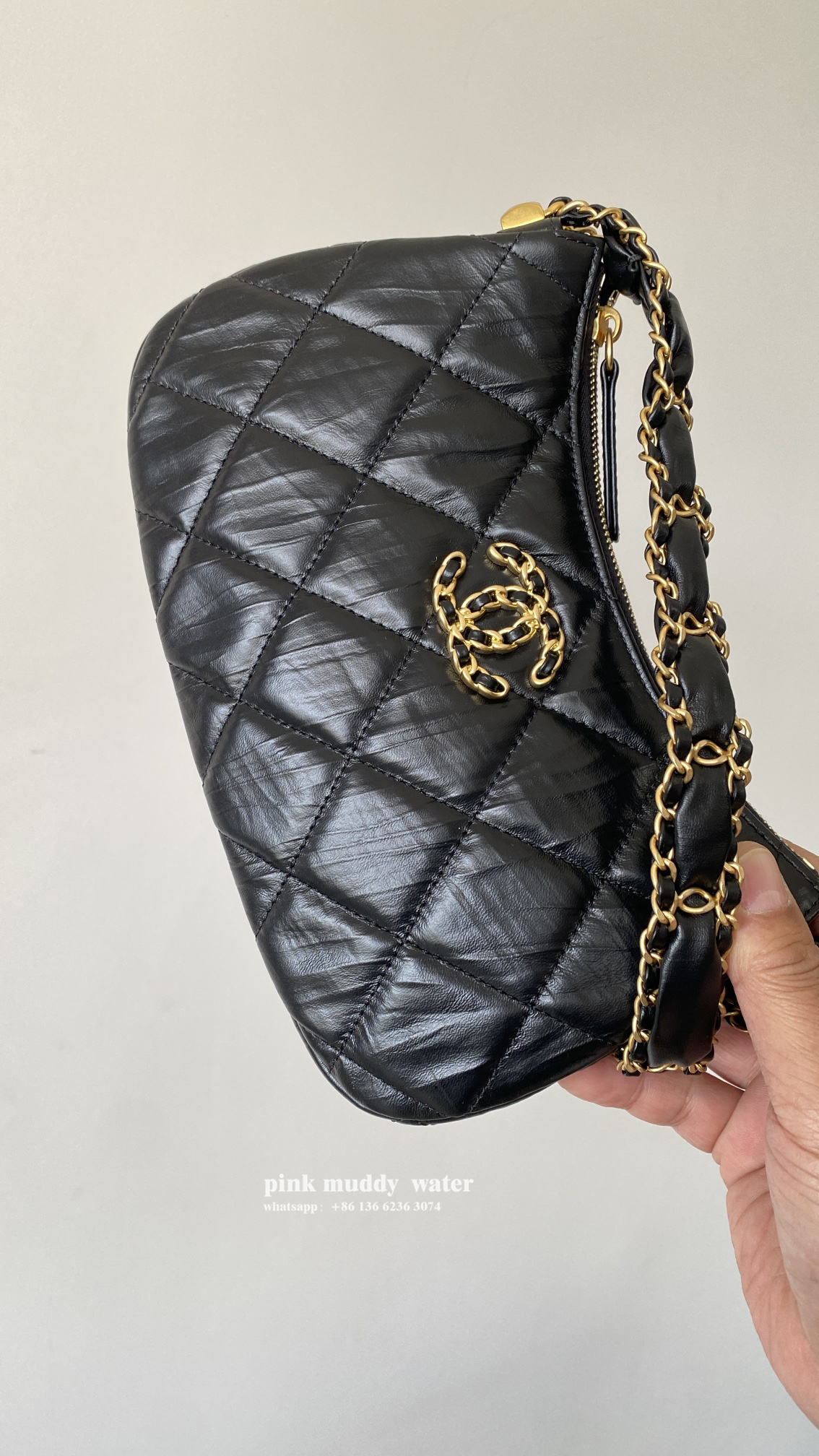 CHANEL 23K Underarm Hobo Bag