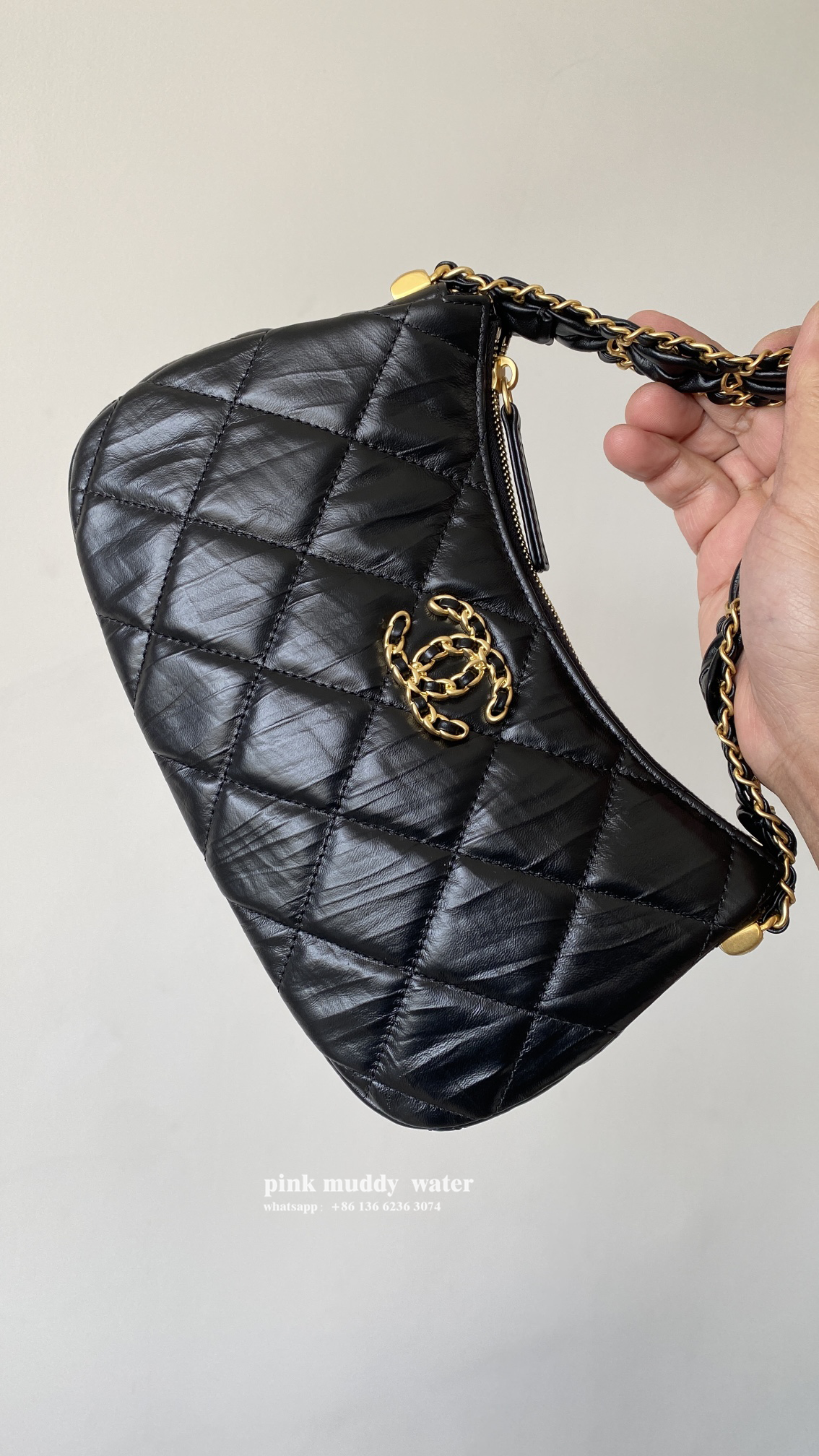 CHANEL 23K Underarm Hobo Bag